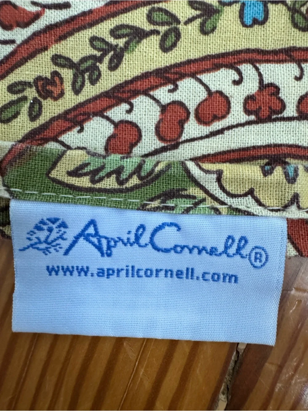 April Cornell Paisley Napkins